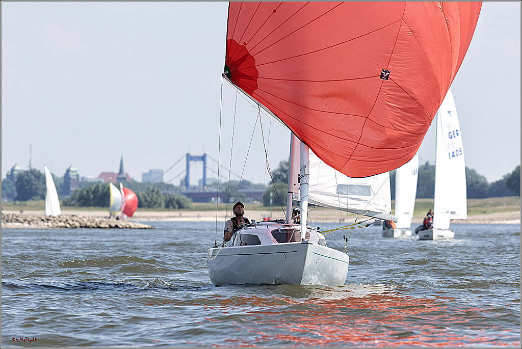 100 Jahre Rheinwoche 2022 - 4. Wettfahrt Duisburg - Wesel, 04.06.2022,